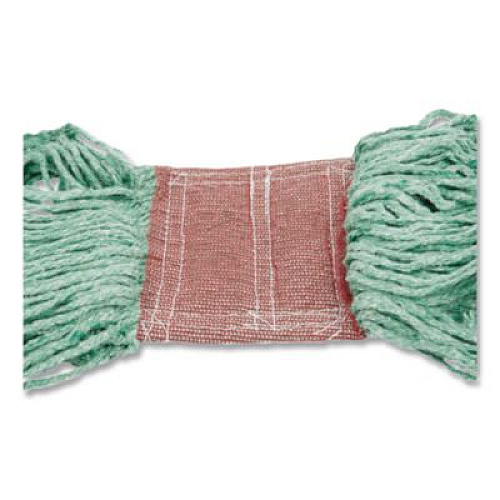 Rubbermaid Commercial Super Stitch Blend Mop, Cotton/Synthetic, Green (FGD25306GR00)