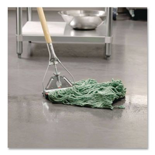 Rubbermaid Commercial Super Stitch Blend Mop, Cotton/Synthetic, Green (FGD25306GR00)