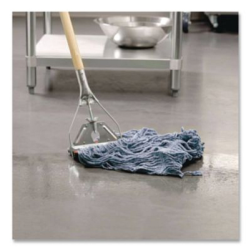 Rubbermaid Commercial Dura Pro Blend Wet Mop, Cotton/Rayon/Synthetic, Medium, Blue (FGF51700BL00)