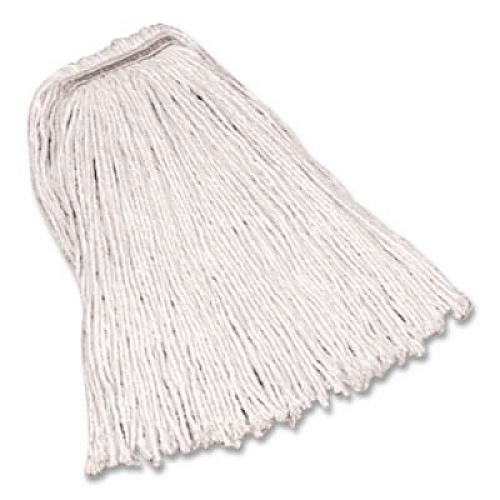 Rubbermaid Commercial Value Pro Mop Head, Cotton, Small, White (FGV11600WH00)