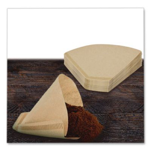 Brew Rite Paper Cone Filters, 8 to 12 Cup Size, Cone, 40/Pack (46041)