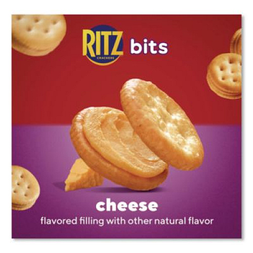 Nabisco Ritz Bits, Cheese, 1 oz Pouch, 12/Pack (GEN00091)
