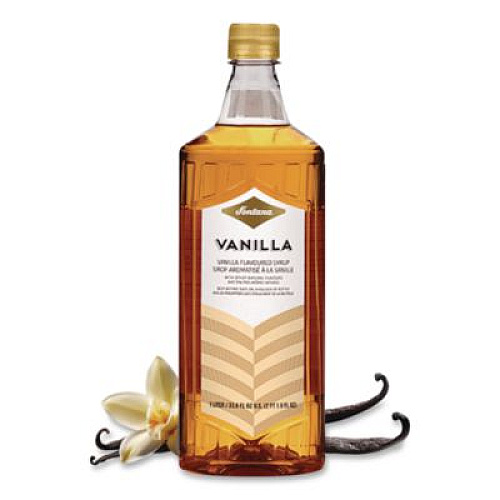 Fontana Flavored Coffee Syrup, Vanilla, 1 L Bottle (412737675)