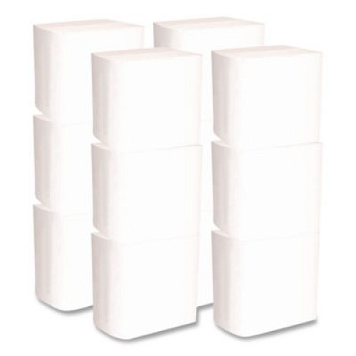Boardwalk Interfold Napkins, 1-Ply, 8.8 x 6.3, White, 500/Pack, 12 Packs/Carton (6000INTW)