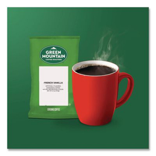 Green Mountain Coffee French Vanilla Coffee Fraction Packs, 2.2 oz, 50/Carton (4732)