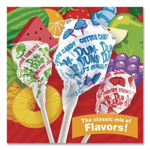 Spangler Dum-Dum-Pops, 14 Assorted Flavors, 360 Pieces/Carton (22000055)