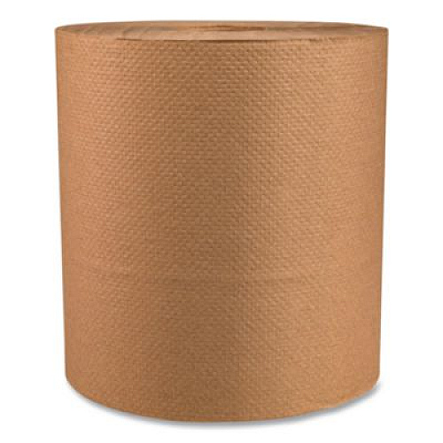 Marcal PRO Brown Roll Towel, 1-Ply, 7.87" x 800 ft, Brown, 6 Rolls/Carton (NP6800EN)