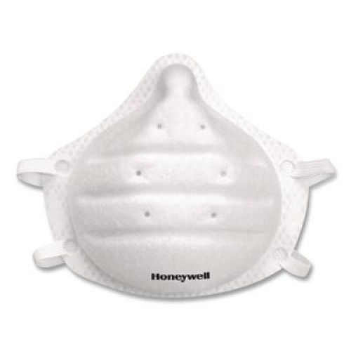 Honeywell ONE-Fit N95 Single-Use Molded-Cup Particulate Respirator, One Size Fits Most, White, 10/Pack (DC300N95)