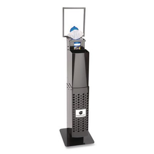 Sani Professional Pop-Up Floorstand, 12 x 14.5 x 51.5, Black (Q438FP)