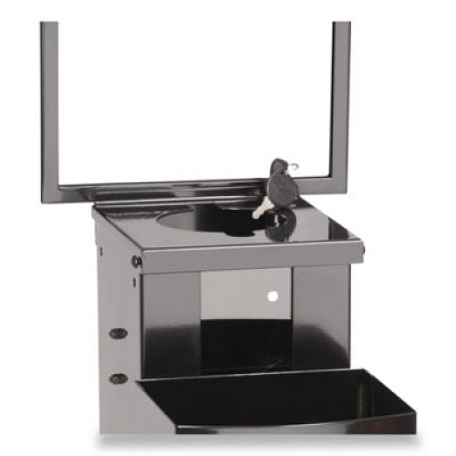 Sani Professional Pop-Up Floorstand, 12 x 14.5 x 51.5, Black (Q438FP)