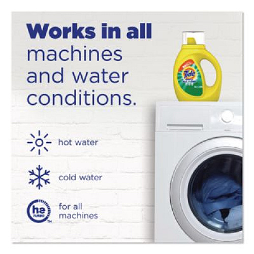 Tide Simply All-In-One Liquid Laundry Detergent, Daybreak Fresh, 25 oz Bottle, 6/Carton (90391)