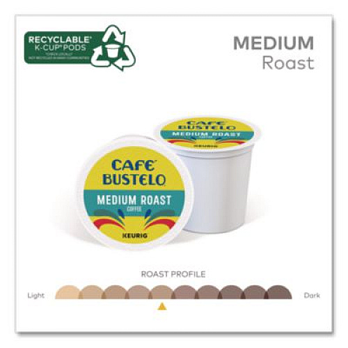 Caf Bustelo Medium Roast K-Cups, 22/Box (2861)