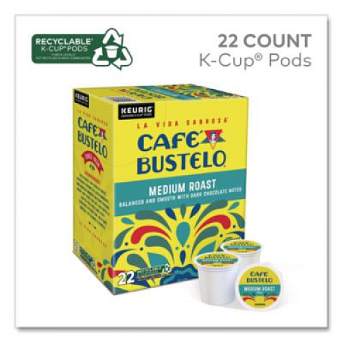 Caf Bustelo Medium Roast K-Cups, 22/Box (2861)