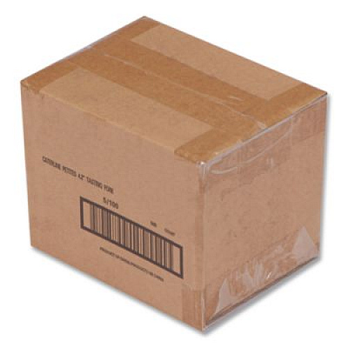 WNA Petite Tasting Fork, Polystyrene, Silver, 400/Carton (RFPFK4)