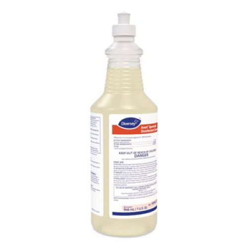 Diversey Avert Sporicidal Disinfectant Cleaner, 32 oz Spray Bottle, 12/Carton (100842725)