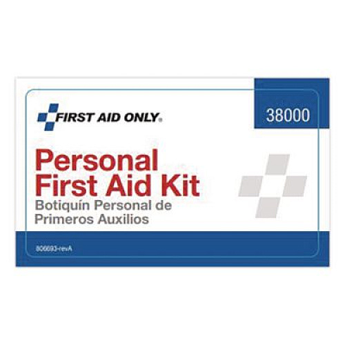 First Aid Only Personal First Aid Kit, 37 Pieces, Plastic Case (ACM38000)