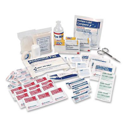 First Aid Only Office First Aid Kit Refill with Medication for 25 People, 106 Pieces (223REFILL)