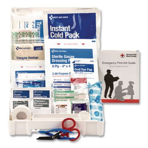 First Aid Only Office First Aid Kit for 10 People, 62 Pieces, Plastic Case (222U)