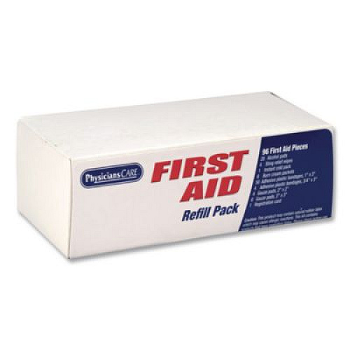 PhysiciansCare First Aid Kit Refill for 25 People, 96 Pieces (40001)