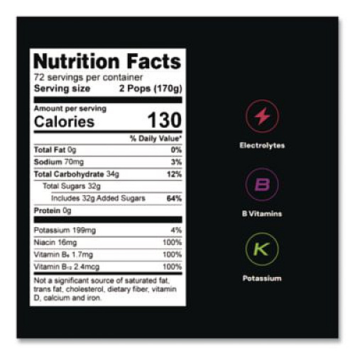 All Sport Body Quencher Electrolyte Freezer Pops Variety Pack, Assorted Flavors, 144/Carton (M3600013)