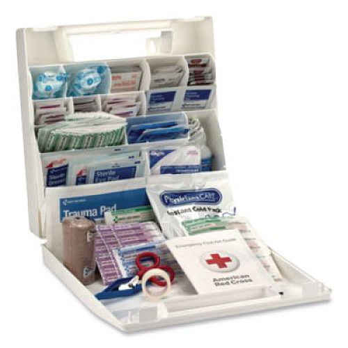 First Aid Only Plastic First Aid Kit for 50 People, 196 Pieces, Plastic Case (225AN)