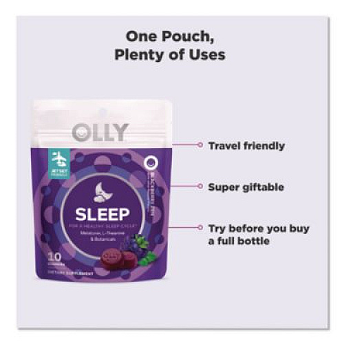 OLLY Sleep Gummy, Blackberry Zen, 10/Pack (1517)