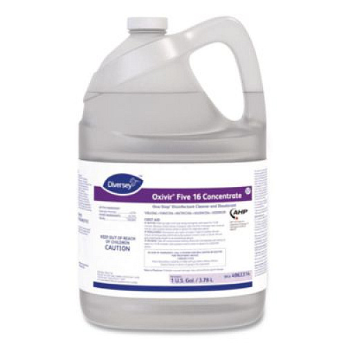 Oxivir Five 16 One-Step Disinfectant Cleaner, 1 gal Bottle, 4/Carton (4963314)