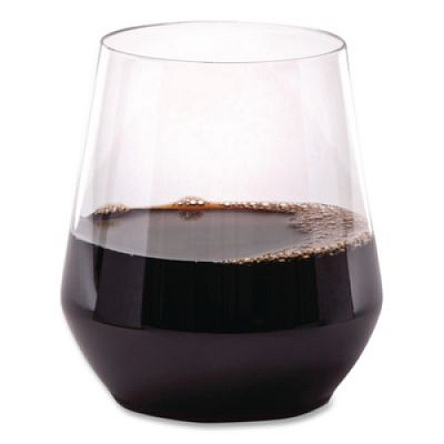 WNA Reserv Stemless Glassware, 12 oz, Clear, 16 Cups/Tray, 4 Trays/Carton (RESSGL12)