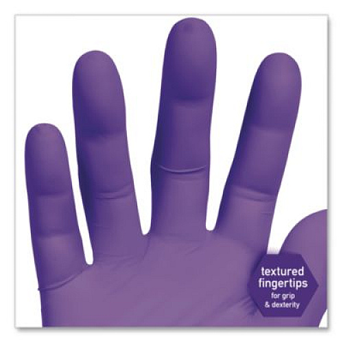 Kimtech PURPLE NITRILE Exam Gloves, Powder-Free, Medium, 6 mil Thick, 9.5" Long, Purple, 100/Box (55082)
