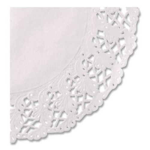 Hoffmaster Kenmore Lace Doilies, Round, 14.5", White, 1,000/Carton (500259)