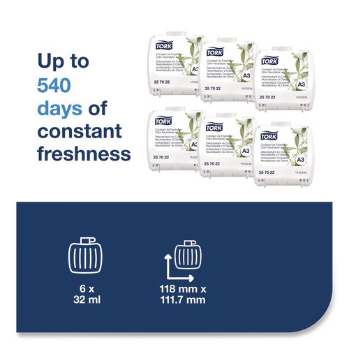 Constant Air Freshener Refill, Breeze, 32 mL, 6/Carton (257020)