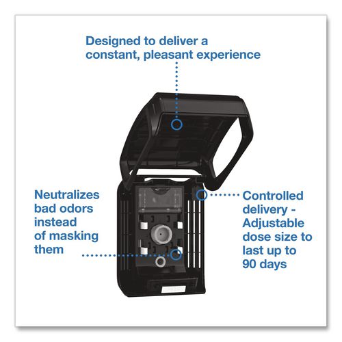Constant Air Freshener Dispenser, 3.93 x, 4.72 x 5.98, Black, 6/Carton (256023)