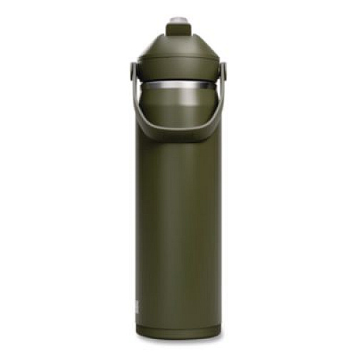 CamelBak Thrive FlipStraw Stainless Steel Vacuum Insulated Water Bottle, 32 oz, Moss (2855303001)