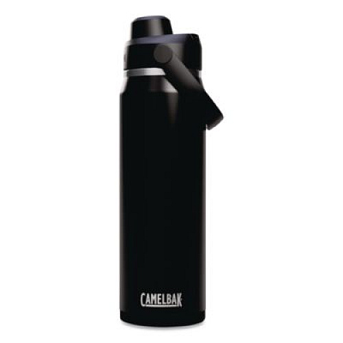 CamelBak Thrive Chug Vacuum Insulated Stainless Steel Water Bottle, 25 oz, Black (2931001075)