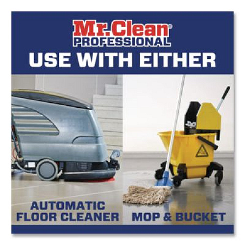 Mr. Clean Finished Floor Cleaner, Lemon Scent, 1 gal Bottle, 3/Carton (02621CT)