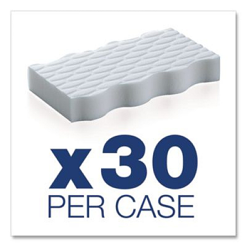 Mr. Clean Magic Eraser Extra Durable, 4.6 x 2.4, 0.7" Thick, White, 30/Carton (16449)