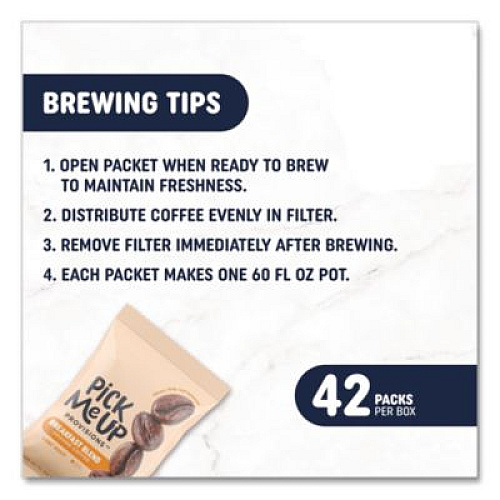 Pick Me Up Provisions Fraction Pack, Breakfast Blend, 1.75 oz Packet, 42/Carton (BHS23737)