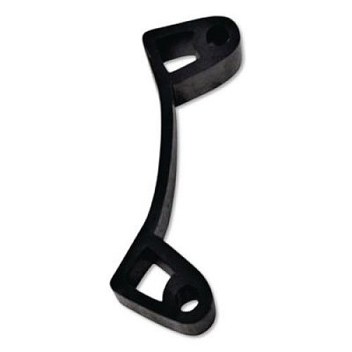 Rubbermaid Commercial HYGEN Tool Grip Rack and Cap for HYGEN Microfiber Cleaning Carts, Black (FG9T73M4BLA)