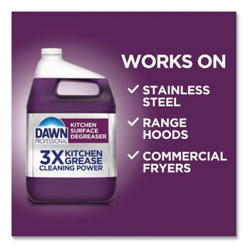 Dawn Professional Kitchen Surface Degreaser, Fresh Scent, 1 gal Bottle, 2/Carton (07307)
