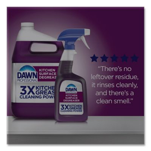 Dawn Professional Kitchen Surface Degreaser, Fresh Scent, 1 gal Bottle, 2/Carton (07307)