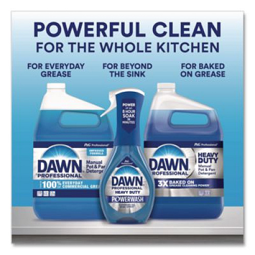 Dawn Professional Heavy-Duty Manual Pot/Pan Dish Detergent, Original Scent, 1 gal Bottle, 2/Carton (08838)