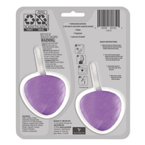 LYSOL Brand Hygienic Automatic Toilet Bowl Cleaner, Cotton Lilac, 2/Pack (83722)