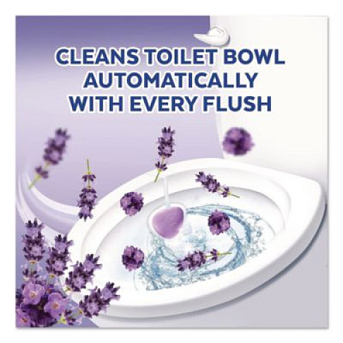 LYSOL Brand Hygienic Automatic Toilet Bowl Cleaner, Cotton Lilac, 2/Pack (83722)