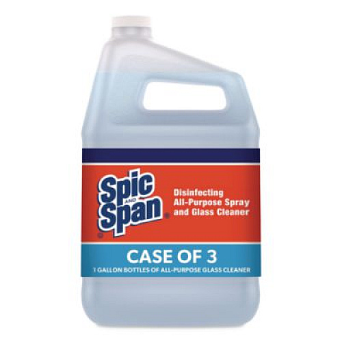 Spic and Span Disinfecting All-Purpose Spray and Glass Cleaner, Fresh Scent, 1 gal Bottle, 3/Carton (58773CT)
