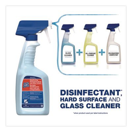 Spic and Span Disinfecting All-Purpose Spray and Glass Cleaner, Fresh Scent, 1 gal Bottle, 3/Carton (58773CT)