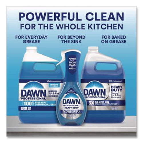 Dawn Professional Heavy-Duty Manual Pot/Pan Dish Detergent, Original Scent, 38 oz Bottle, 8/Carton (08836)