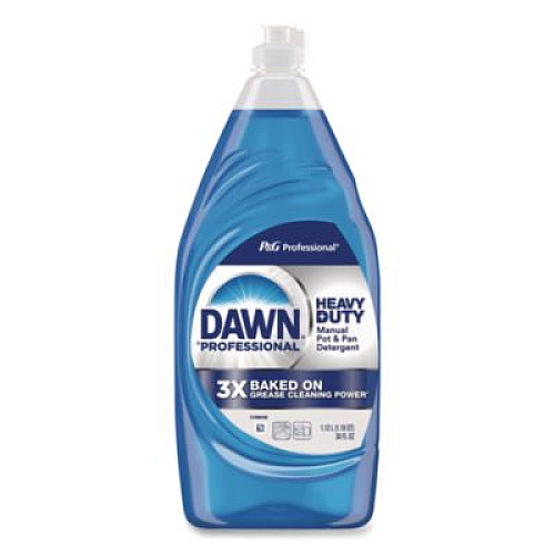 Dawn Professional Heavy-Duty Manual Pot/Pan Dish Detergent, Original Scent, 38 oz Bottle, 8/Carton (08836)