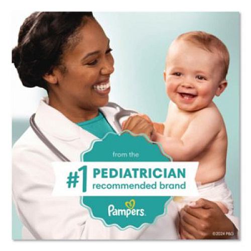 Pampers Sensitive Baby Wipes, 1-Ply, 6.7 x 7, Unscented, White, 84/Pack, 7/Carton (07325)