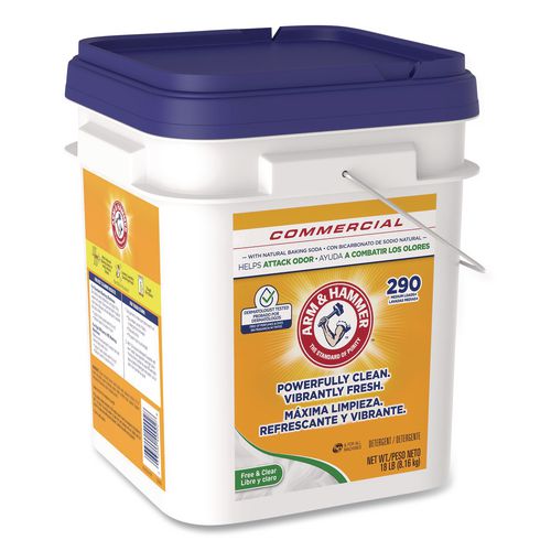 Free and Clear Powder Laundry Detergent, 18 lb Pail (3320040002)
