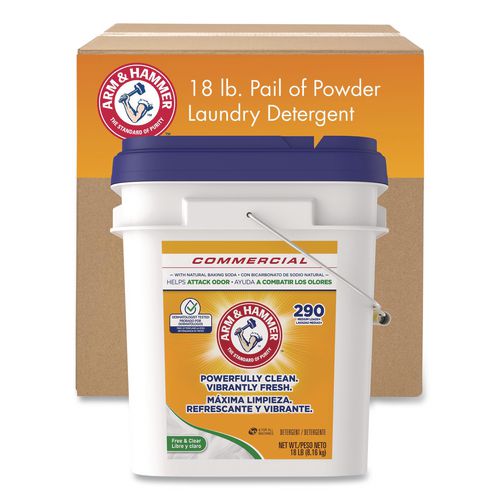 Free and Clear Powder Laundry Detergent, 18 lb Pail (3320040002)